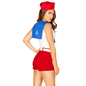 NEW Roma Ahoy Sailor Sexy Halloween Costume Size Small thumbnail 3