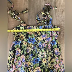 Dress Forum Los Angeles Blue Floral Maxi Dress‎ Size M thumbnail 5