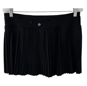 Lululemon Pleat To Street Skirt II Black Size 8 thumbnail 10