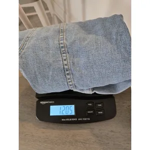 Tommy Hilfiger Tommy Jeans M Cropped Denim Trucker Y2K Jacket Womens Light Wash Blue Jean thumbnail 13