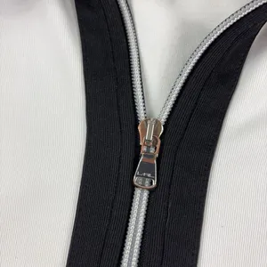Lauren Ralph Lauren Active Track Jacket Womens XL White Black Full Zip Stripe thumbnail 5