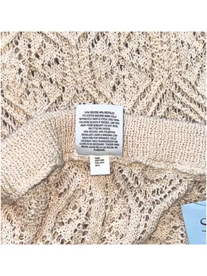 NWT Shade & Shore Crochet Cover Up Pants Set Boho Beach Vacation Medium thumbnail 6