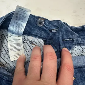 7 For All Mankind Jeans Womens 6 Blue Tummyless High Rise Skinny M Wash Stretch thumbnail 6