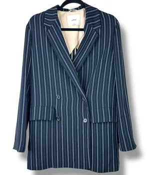 WILFRED x ARITZIA NWOT Cherrelle Pinstripe Double Breasted Blazer Jacket Small thumbnail 1