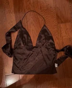 Backless Going Out Top Brown thumbnail 1