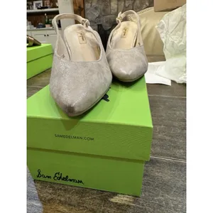 Paul Green Toluca Slingback Pump in Cashmere Metallic Suede‎ Size 3.5 US 6 thumbnail 8