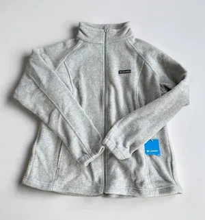 COLUMBIA Women’s Gray Zip Jacket Size XXL NEW NWT thumbnail 1