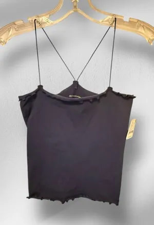Intimately Free People Navy Crop‎ Camisole nwt thumbnail 1