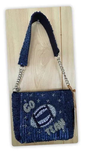 Go Team Beaded‎ Hand Bag thumbnail 1