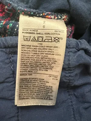 Gap Multicolor Woven Shorts thumbnail 9