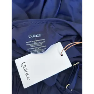 NWT Quince Deep Navy Italian Underwire One Piece Swimsuit Size Small thumbnail 3