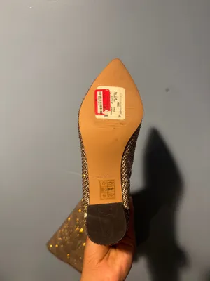 Kurt Geiger London Women's Burlington Over-the-Knee Crystal Houndstooth Boots Size: 35.5 thumbnail 3