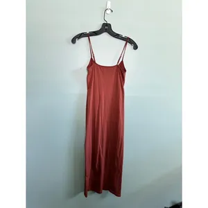 Intimately Free People Seamless bodycon Burnt Orange Stretch Dress M/L thumbnail 5