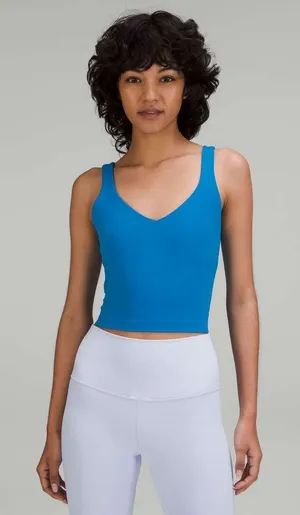 Lululemon Align Nulu Tank Top in Poolside Blue Size 2 thumbnail 1