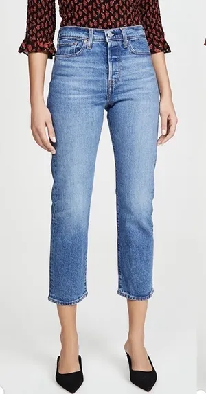 Levi's Wedgie Straight Jeans in Jive Sound Blue‎ Size 26 thumbnail 1