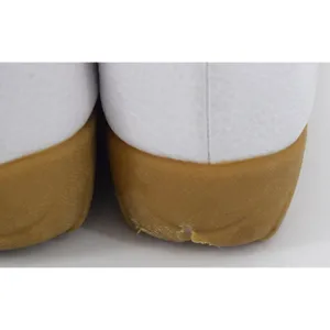Unbranded Mary Jane Flats Women 39 White Good Perforated Leather Low Wedge Strap thumbnail 6