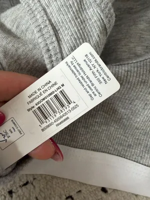 GAP Gray White Sports Bra Bralette Size Medium NEW NWT thumbnail 2