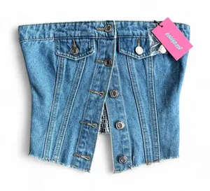 Edikted Women's Blue Corset thumbnail 1