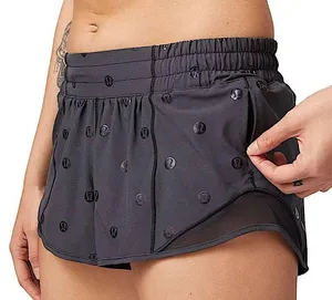 Lululemon RARE  Hotty Hot Short Polka Dot Logo thumbnail 1
