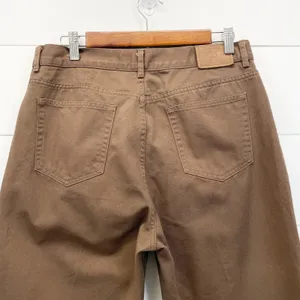 LAUREN Ralph Lauren Womens 10 Capri‎ Pants Medium Brown 100% Cotton Chino thumbnail 6