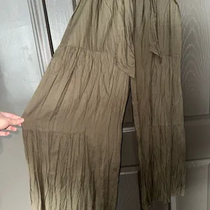 Patrons of Peace Flowy Olive Pants with Belt thumbnail 2