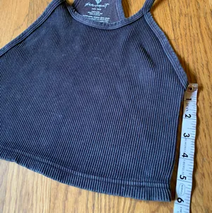 Free People happiness crop top washed black size XS/S thumbnail 4