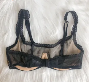 Adore Me black lace underwire bra, brand new with out tags thumbnail 5