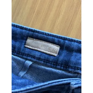 Anthropologie Pilcro The Skipper Jeans Womens 31 Dark Blue High Rise Wide Leg thumbnail 7