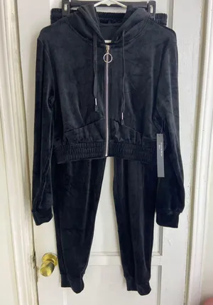 Velvet Set Black Size L thumbnail 1