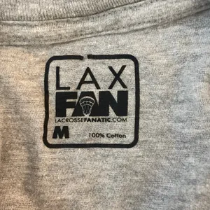 Lacrosse Fanatics "I Love lax dads t-shirt womens sz M thumbnail 4
