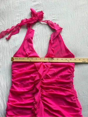 SHEIN Hot‎ Pink Women's Dress Tag Detail thumbnail 6
