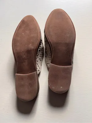 Madden Girl Black & Cream Snake-Print Slide Mules thumbnail 2
