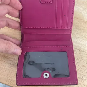 Coach Wallet Bifold Leather Pink Y2K thumbnail 4