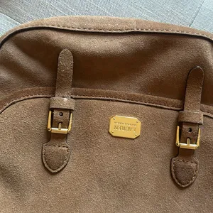 Lauren Ralph Lauren Brown Leather Suede Cow Leather Brown Saddle Crossbody Bag thumbnail 5