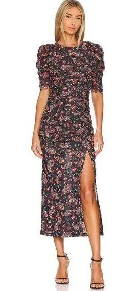 NEW Briella Ruched Dress Twilight thumbnail 1