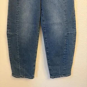 Pistola Eli Barrel Jeans 24 Augustus‎ Wash High Rise Arched Cropped Blue Denim thumbnail 4