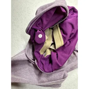 Lululemon Purple Striped Built-In Bra Tank Top Size 8 Shelf Bra Athletic thumbnail 5