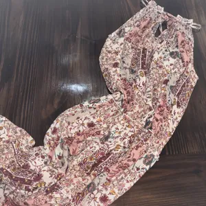 Anthropologie Drew Naomi Maxi Dress Med Tiered Patchwork Boho Beach Easter thumbnail 1