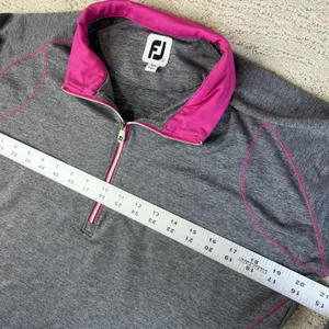 Women's Footjoy FJ Size Large 1/4 Zip Golf Pullover Sweatshirt thumbnail 4