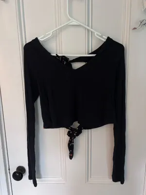Free People Open Back Top Long Sleeve thumbnail 4