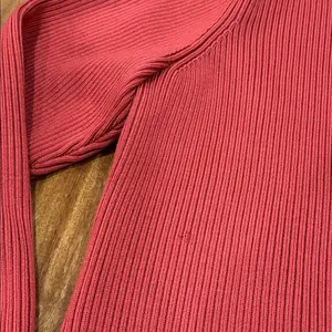 Pendleton Mixed Media‎ Jacket Womens Red Leather Front Merino Wool Zip Large thumbnail 12