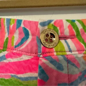 Lilly Pulitzer Buttercup Scallop Shorts Womens 2 Shellabrate Pink thumbnail 3