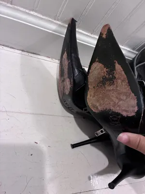 Black Distinctive Vero Cuoio Vintage 2000s Carnaby London Leather Heeled Boots thumbnail 5