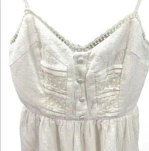 Princess Polly DLANEY MINI DRESS WHITE thumbnail 7