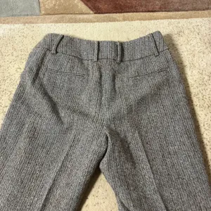 Carlisle Herringbone Wool Blend Dress Pants Womens‎ 6 Brown Grey Career Trousers thumbnail 6