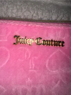 Juicy Couture Pink Travel Cosmetic Makeup Bag NWT thumbnail 3