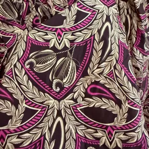 Strut & Bolt Get Familiar‎ Brown Floral Smocked Ruffle Neck Blouse Sz S NWT thumbnail 6