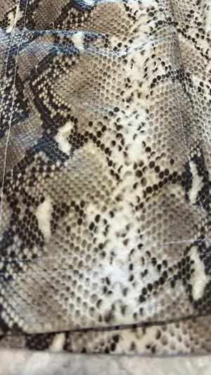 NWT Snake Print Leather Skirt thumbnail 2