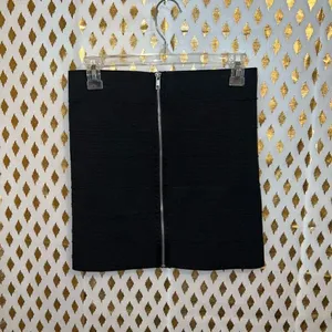 NWT Heartsoul y2k bandage skirt with goth zipper size XS thumbnail 2