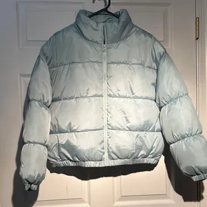 BP Light Blue Women's Puffer Coat thumbnail 1